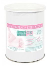 Lata cera Tibia Natural 800gr Depil Ok